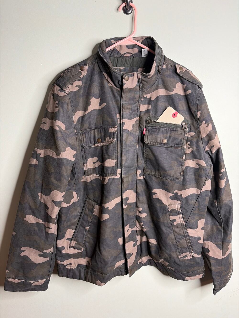 Levi's Mens Camo Jacket Large